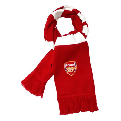 Arsenal Soccer knitting Scarf Red&White - ijersey