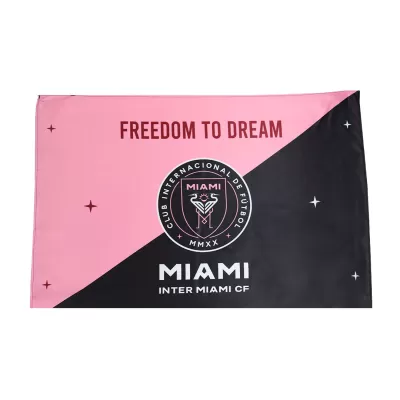 Inter Miami CF Soccer Flag Pink&Black - ijersey