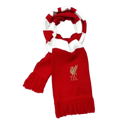 Liverpool Soccer knitting Scarf Red&White - ijersey