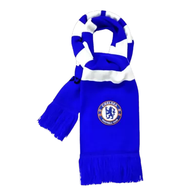 Chelsea Soccer knitting Scarf Blue&White - ijersey