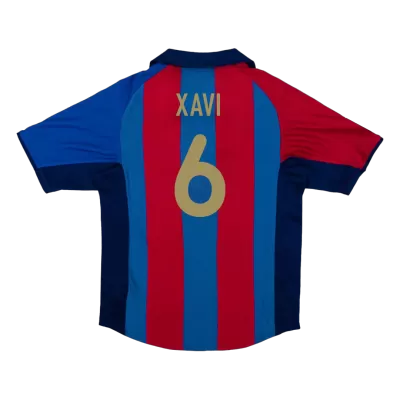 XAVI #6 Barcelona Jersey 2001/02 Home Retro - ijersey