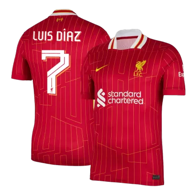 LUIS DÍAZ #7 Liverpool Jersey 2024/25 Home - UCL - ijersey