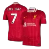 LUIS DÍAZ #7 Liverpool Jersey 2024/25 Home - ijersey