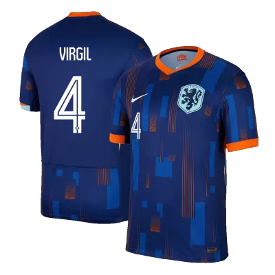 VIRGIL #4 Netherlands Jersey EURO 2024 Away - ijersey