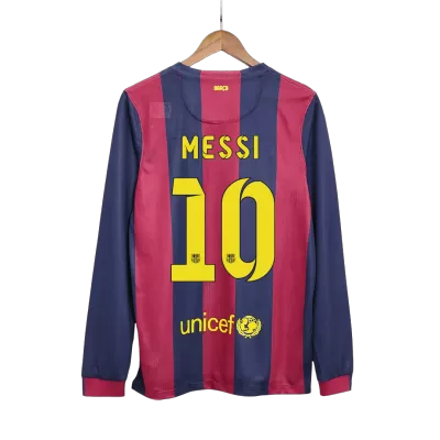 MESSI #10 Barcelona Jersey 2014/15 Home Retro - Long Sleeve - ijersey