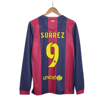 SUÁREZ #9 Barcelona Jersey 2014/15 Home Retro - Long Sleeve - ijersey