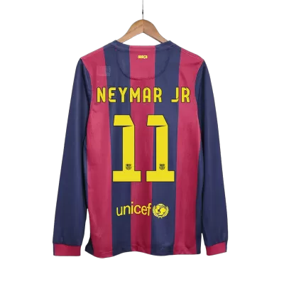 NEYMAR JR #11 Barcelona Jersey 2014/15 Home Retro - Long Sleeve - ijersey