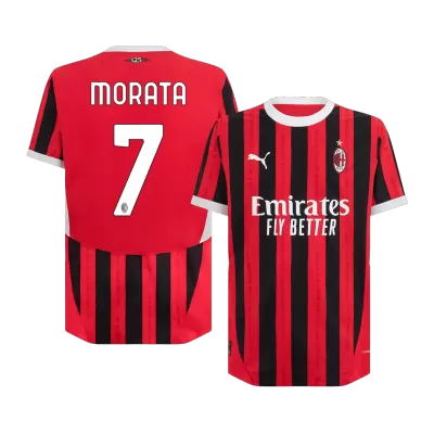 MORATA #7 AC Milan Jersey 2024/25 Authentic Home - ijersey