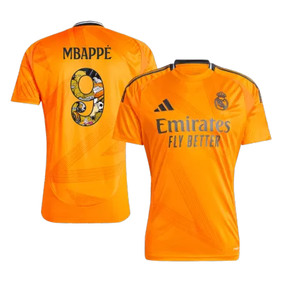 MBAPPÉ #9 Real Madrid Jersey 2024/25 Away - Bear Champ Font - ijersey