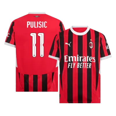 PULISIC #11 AC Milan Jersey 2024/25 Home - UCL - ijersey