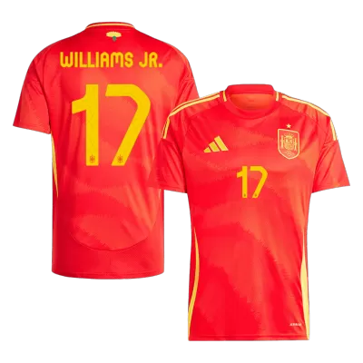 WILLIAMS JR. #17 Spain Jersey EURO 2024 Home - ijersey