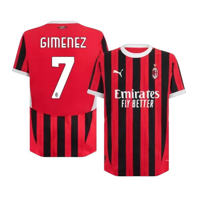 GIMENEZ #7 AC Milan Jersey 2024/25 Authentic Home - ijersey