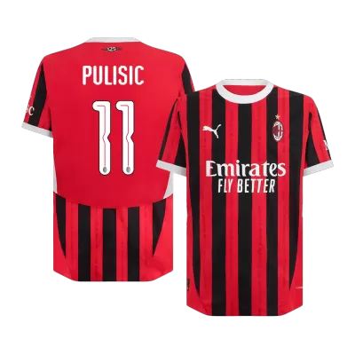 PULISIC #11 AC Milan Jersey 2024/25 Authentic Home - UCL - ijersey