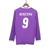 BENZEMA #9 Real Madrid Jersey 2016/17 Away Retro - Long Sleeve - ijersey