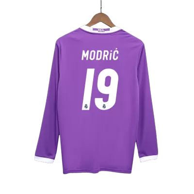 MODRIĆ #19 Real Madrid Jersey 2016/17 Away Retro - Long Sleeve - ijersey