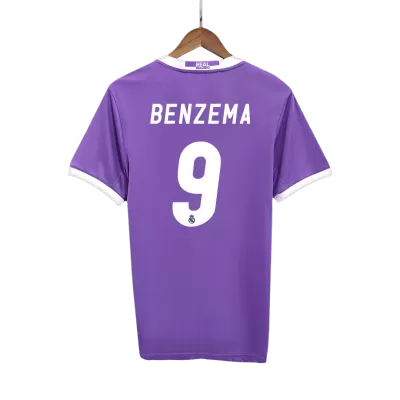 BENZEMA #9 Real Madrid Jersey 2016/17 Away Retro - ijersey