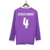 SERGIO RAMOS #4 Real Madrid Jersey 2016/17 Away Retro - Long Sleeve - ijersey