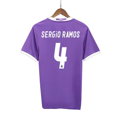 SERGIO RAMOS #4 Real Madrid Jersey 2016/17 Away Retro - ijersey