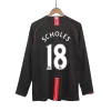 SCHOLES #18 Manchester United Jersey 2007/08 Away Retro - Long Sleeve - ijersey