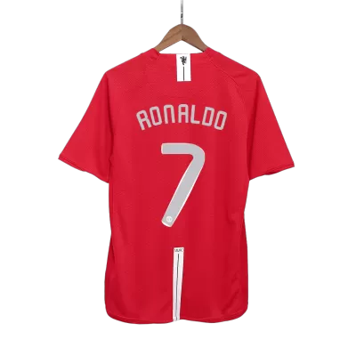 RONALDO #7 Manchester United Jersey 2007/08 Home Retro - UCL Final - ijersey