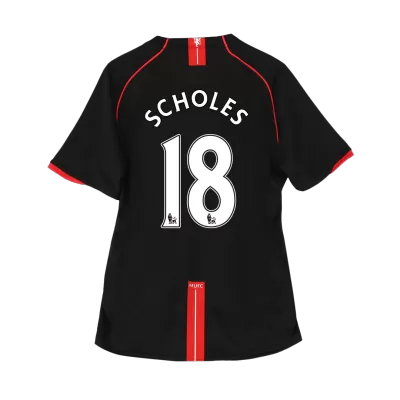 SCHOLES #18 Manchester United Jersey 2007/08 Away Retro - ijersey