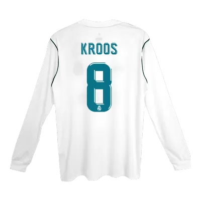 KROOS #8 Real Madrid Jersey 2017/18 Home Retro - Long Sleeve - ijersey