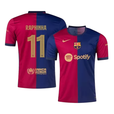 RAPHINHA #11 Barcelona Jersey 2024/25 Home - UCL - ijersey