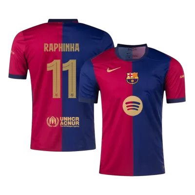 RAPHINHA #11 Barcelona Jersey  - UCL(Spotify Logo Without Text) - ijersey