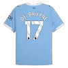 DE BRUYNE #17 Manchester City Jersey 2025/26 Home - ijersey