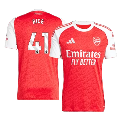 RICE #41 Arsenal Jersey 2025/26 Home - ijersey