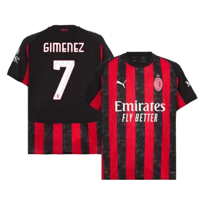 GIMENEZ #7 AC Milan Jersey 2025/26 Home - ijersey