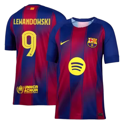 LEWANDOWSKI #9 Barcelona Jersey 2025/26 Home - UCL - ijersey