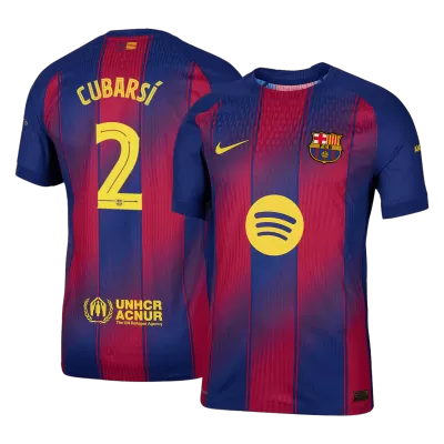 CUBARSÍ #2 Barcelona Jersey 2025/26 Authentic Home - UCL - ijersey