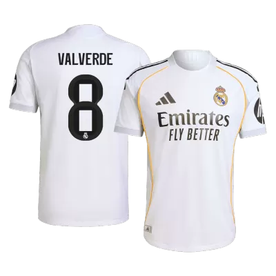 VALVERDE #8 Real Madrid Jersey 2025/26 Authentic Home - ijersey