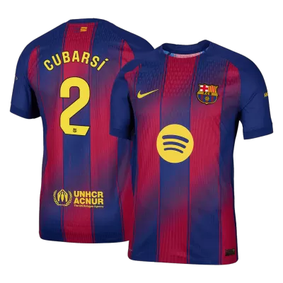 CUBARSÍ #2 Barcelona Jersey 2025/26 Authentic Home - ijersey