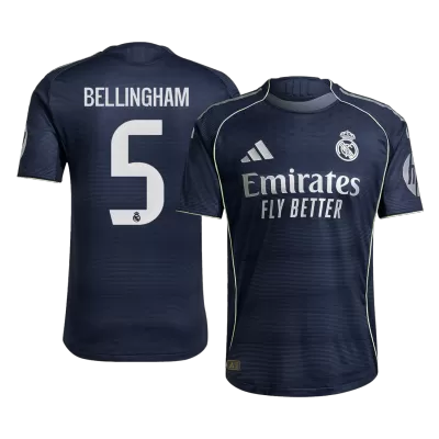 BELLINGHAM #5 Real Madrid Jersey 2025/26 Authentic Away - ijersey
