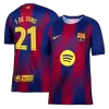F.DE JONG #21 Barcelona Jersey 2025/26 Home - UCL - ijersey