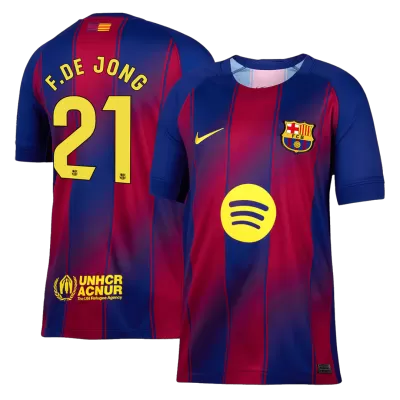 F.DE JONG #21 Barcelona Jersey 2025/26 Home - ijersey