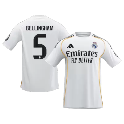 BELLINGHAM #5 Real Madrid Jersey 2025/26 Home - ijersey