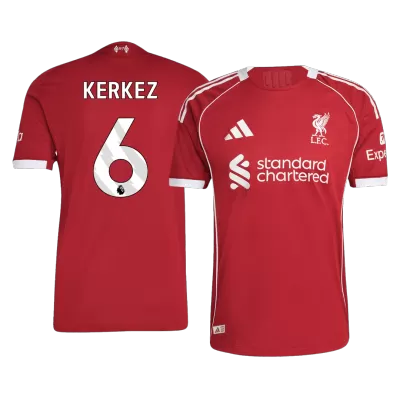 KERKEZ #6 Liverpool Jersey 2025/26 Authentic Home - ijersey