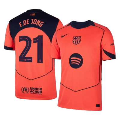 F.DE JONG #21 Barcelona Jersey 2025/26 Third Away - UCL - ijersey