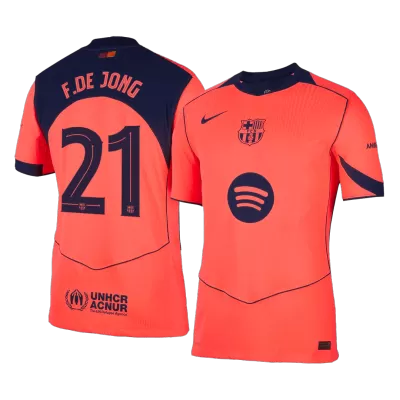 F.DE JONG #21 Barcelona Jersey 2025/26 Authentic Third - UCL - ijersey