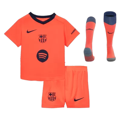 Youth Barcelona Jersey Whole Kit 2025/26 Third - ijersey