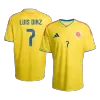 LUIS DíAZ #7 Colombia Jersey 2026 Home World Cup - ijersey