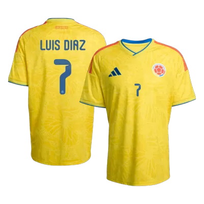 LUIS DíAZ #7 Colombia Jersey 2026 Home World Cup - ijersey