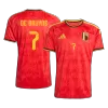 DE BRUYNE #7 Belgium Jersey 2026 Home World Cup - ijersey