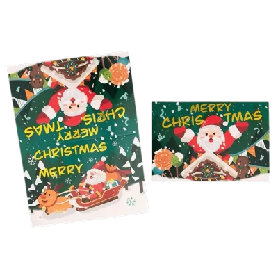 Custom Christmas Card – Santa Claus – Personalized Message - ijersey