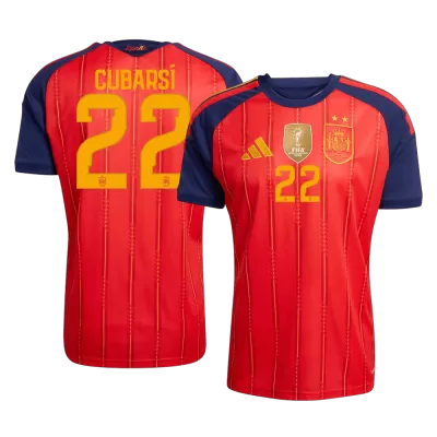 CUBARSÍ #22 Spain Jersey 2026 Home World Cup Champion Edition - ijersey