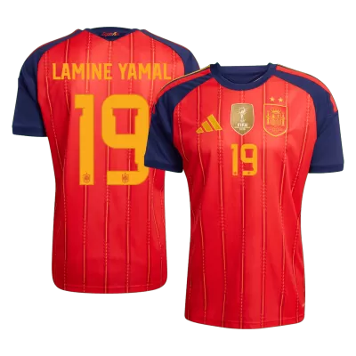 LAMINE YAMAL #19 Spain Jersey 2026 Home World Cup Champion Edition - ijersey
