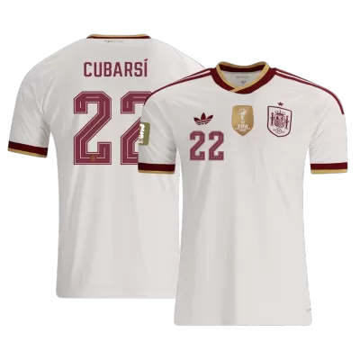 CUBARSÍ #22 Spain Jersey 2026 Player Version Away World Cup Champion Edition - ijersey